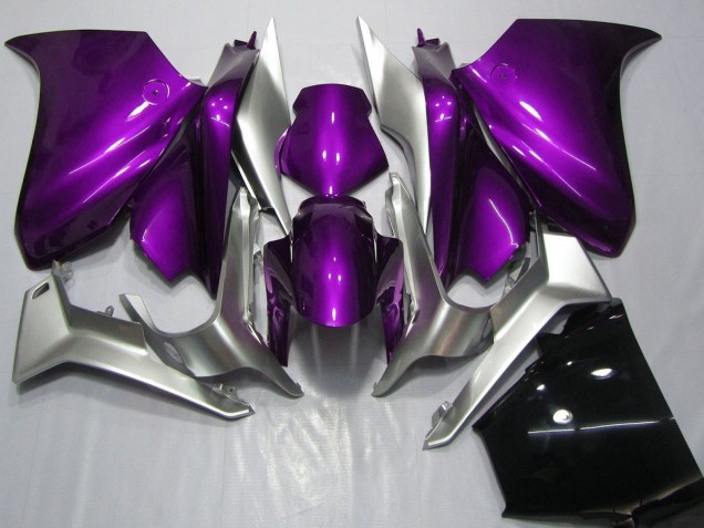 2010-2014 Honda VFR 1200 Motorcycle Fairings - Silver Purple UK
