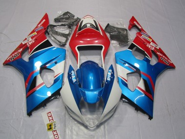Best 2003-2004 Suzuki GSXR 1000 Motorcycle Fairings - Red Blue White UK