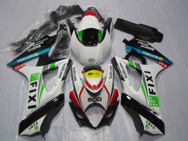 Best 2007-2008 Suzuki GSXR 1000 Motorcycle Fairings - White Blue Green Yellow Red Fixi 500 UK