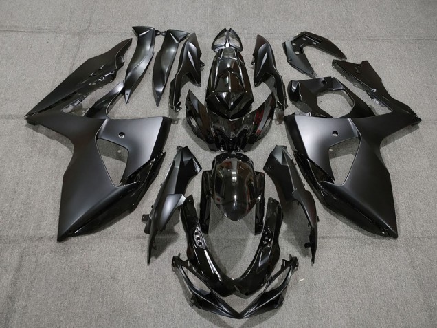 2009-2016 Suzuki GSXR 1000 Motorcycle Fairings - Glossy Black Matte Black UK