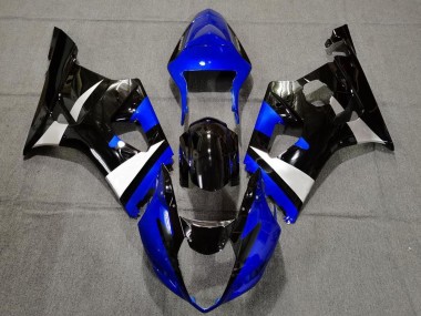 Best 2003-2004 Suzuki GSXR 1000 Motorcycle Fairings - Blue White Glossy Black UK