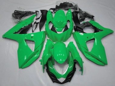 Best 2009-2016 Suzuki GSXR 1000 Motorcycle Fairing - Green Black UK