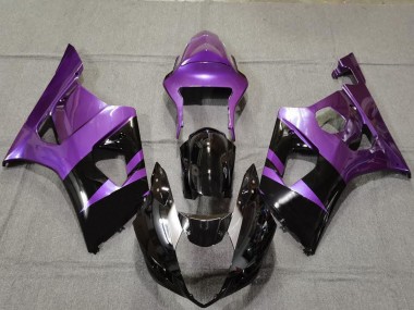 Best 2003-2004 Suzuki GSXR 1000 Motorcycle Fairings - Purple Glossy Black UK