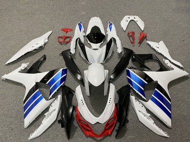 Best 2009-2016 Suzuki GSXR 1000 Motorcycle Fairings - White Blue Red Black UK