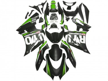 Best 2017-2024 Suzuki GSXR 1000 Motorcycle Fairings - Matte Black Green UK