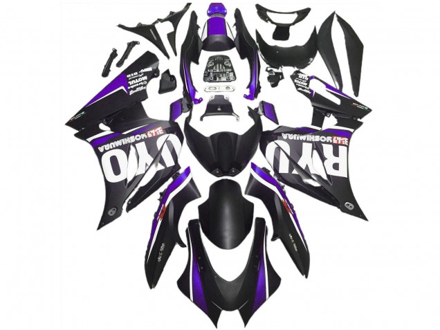 2017-2024 Suzuki GSXR 1000 Motorcycle Fairings - Matte Black Purple UK