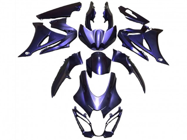 2017-2024 Suzuki GSXR 1000 Motorcycle Fairings - Matte Blue UK