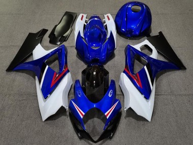 Best 2007-2008 Suzuki GSXR 1000 Motorcycle Fairings - White Blue Red Black OEM Style UK