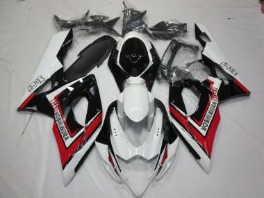 Best 2005-2006 Suzuki GSXR 1000 Motorcycle Fairings - White Red Black Yoshimura UK