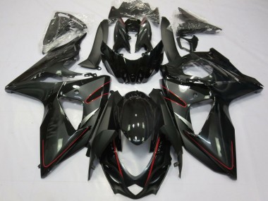 Best 2009-2016 Suzuki GSXR 1000 Motorcycle Fairings - Glossy Black Red UK