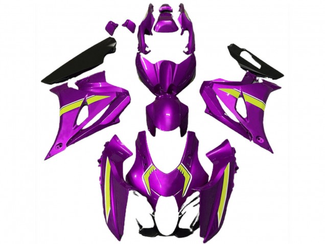 2017-2024 Suzuki GSXR 1000 Motorcycle Fairings - Pink Yellow Style UK