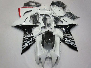 Best 2011-2024 Suzuki GSXR 600 / GSXR 750 Motorcycle Fairings - White Glossy Black Red UK