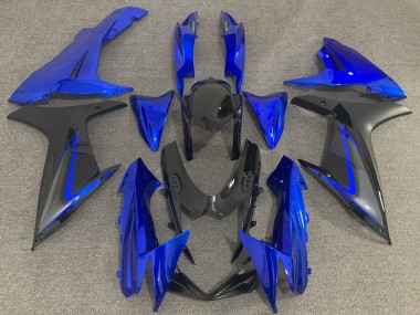 Best 2011-2024 Suzuki GSXR 600 / GSXR 750 Motorcycle Fairings - Blue Black Grey UK