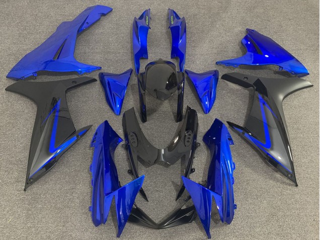2011-2024 Suzuki GSXR 600 / GSXR 750 Motorcycle Fairings - Blue Black Grey UK