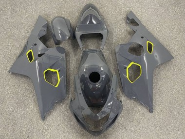 Best 2004-2005 Suzuki GSXR 600 / GSXR 750 Motorcycle Fairings - Nardo Grey Neon Yellow UK