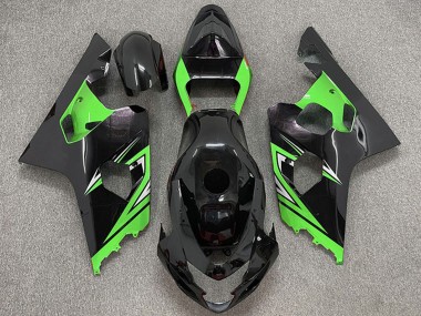 Best 2004-2005 Suzuki GSXR 600 / GSXR 750 Motorcycle Fairings - Glossy Black Green UK