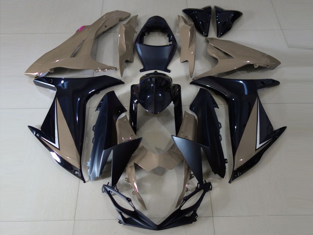 2011-2024 Suzuki GSXR 600 / GSXR 750 Motorcycle Fairings - Grey Glossy Black Matte Black UK