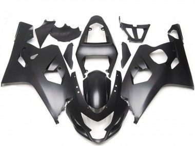 Best 2004-2005 Suzuki GSXR 600 / GSXR 750 Motorcycle Fairings - Matte Black Style UK