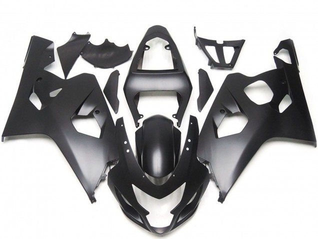 2004-2005 Suzuki GSXR 600 / GSXR 750 Motorcycle Fairings - Matte Black Style UK