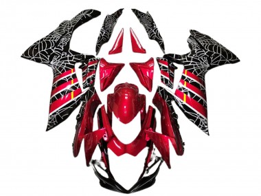 Best 2011-2024 Suzuki GSXR 600 / GSXR 750 Motorcycle Fairings - Red Black Spider UK