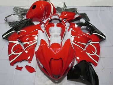 Best 1996-2007 Suzuki GSXR 1300 Motorcycle Fairings - Red White Black UK
