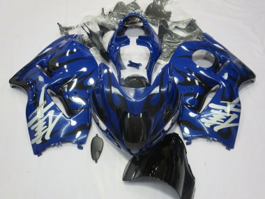 Best 1996-2007 Suzuki GSXR 1300 Motorcycle Fairings - Deep Blue UK