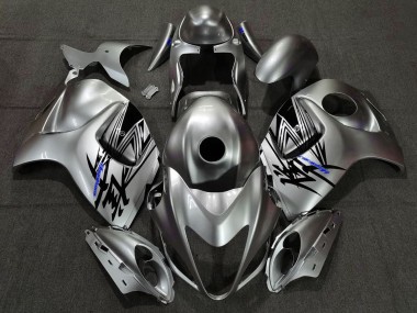 Best 2008-2020 Suzuki GSXR 1300 Motorcycle Fairings - Liquid Silver Blue UK