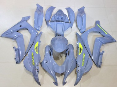 Best 2016-2020 Kawasaki ZX10R Motorcycle Fairings - Light Blue Yellow UK