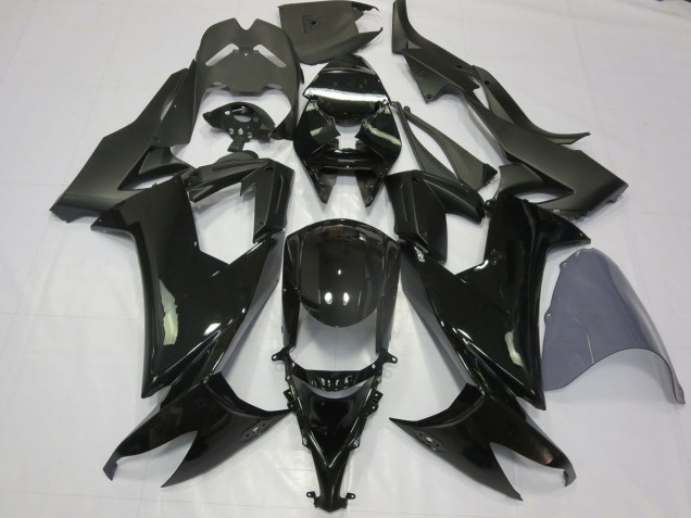 2008-2010 Kawasaki ZX10R Motorcycle Fairings - Glossy Black Matte Black UK