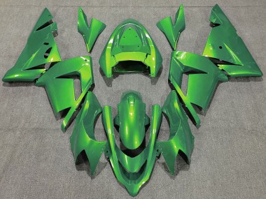 Best 2004-2005 Kawasaki ZX10R Motorcycle Fairings - Glossy Green UK