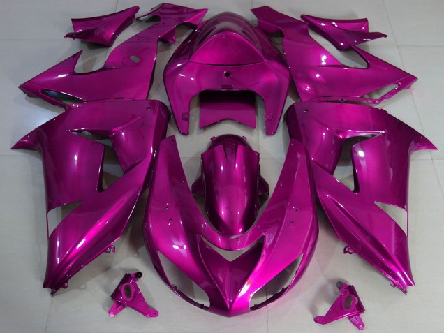 2006-2007 Kawasaki ZX10R Motorcycle Fairings - Purple UK