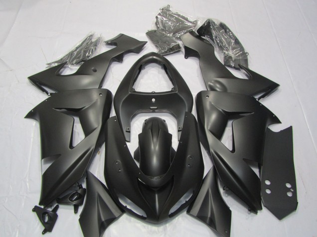 2006-2007 Kawasaki ZX10R Motorcycle Fairings - Matte Black UK