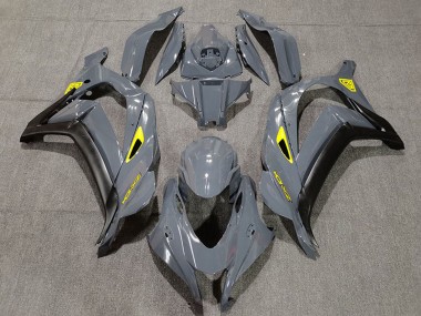 Best 2016-2020 Kawasaki ZX10R Motorcycle Fairings - Nardo Grey Black Yellow UK