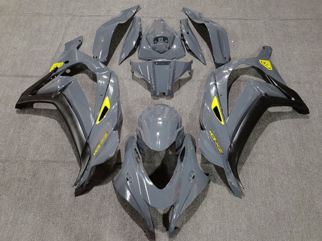 2016-2020 Kawasaki ZX10R Motorcycle Fairings - Nardo Grey Black Yellow UK