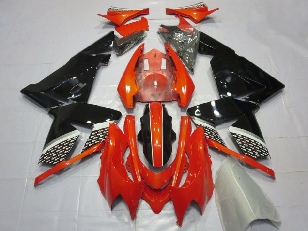 2004-2005 Kawasaki ZX10R Motorcycle Fairings - Red Black UK