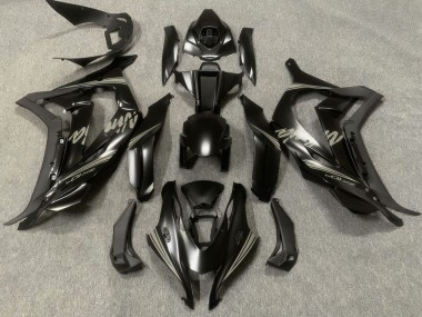 Best 2016-2020 Kawasaki ZX10R Motorcycle Fairings - Matte Black Grey Ninja UK