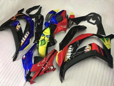 Best 2016-2020 Kawasaki ZX10R Motorcycle Fairings - Red Blue Yellow Black Shark UK