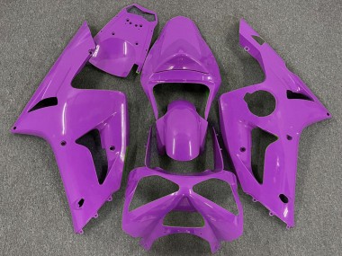 Best 2003-2004 Kawasaki ZX6R Motorcycle Fairings - Magenta UK
