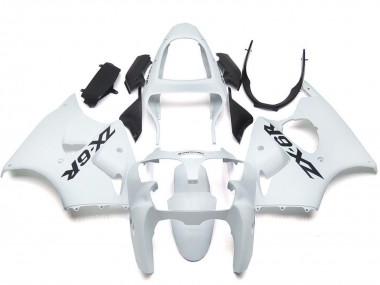 Best 2000-2002 Kawasaki ZX6R Motorcycle Fairings - Glossy White UK