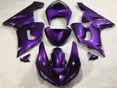 Best 2005-2006 Kawasaki ZX6R Motorcycle Fairings - Purple UK