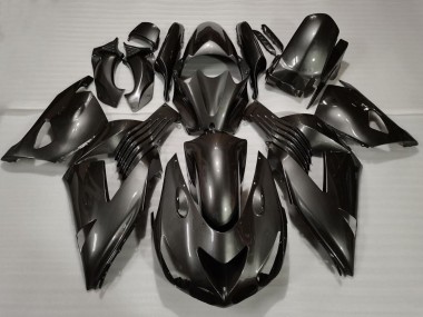 Best 2006-2011 Kawasaki ZX14R Motorcycle Fairings - Glossy Black UK