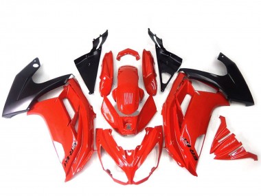 Best 2009-2011 Kawasaki Ninja ER6F Motorcycle Fairings - Red Black UK