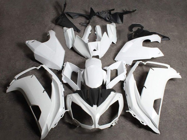 2009-2011 Kawasaki Ninja 650R Motorcycle Fairings - White UK