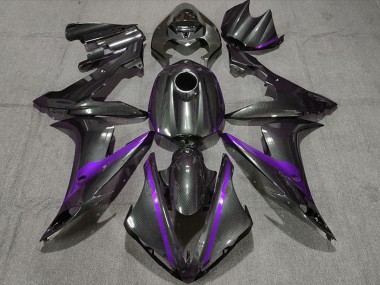 Best 2004-2006 Yamaha R1 Motorcycle Fairings - Carbon Fiber Style Purple UK