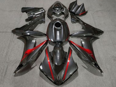 Best 2004-2006 Yamaha R1 Motorcycle Fairings - Carbon Fiber Style Red UK
