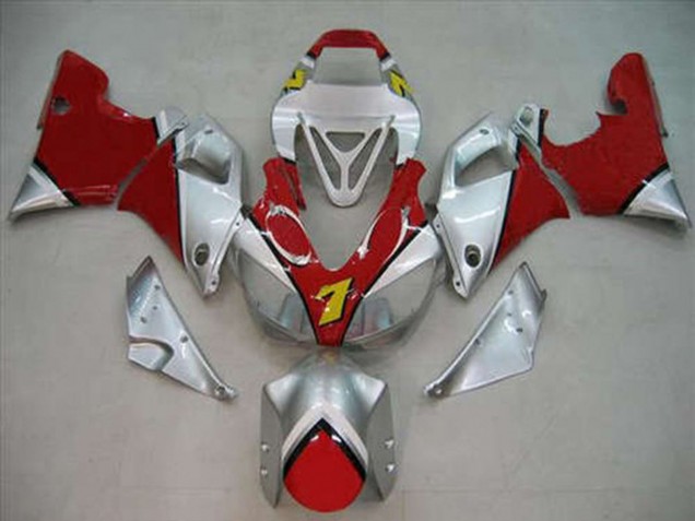 1998-1999 Yamaha R1 Motorcycle Fairings - Silver Red Yellow 7 UK