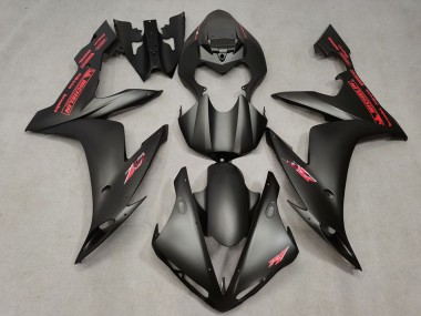 Best 2004-2006 Yamaha R1 Motorcycle Fairings - Matte Black Red UK
