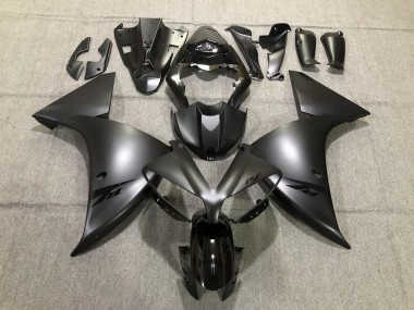 Best 2012-2014 Yamaha R1 Motorcycle Fairings - Glossy Black Matte Black UK
