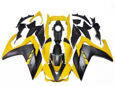 Best 2015-2018 Yamaha R3 Motorcycle Fairings - Yellow Matte Black UK