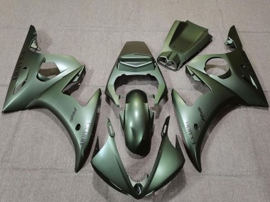 Best 2003-2004 Yamaha R6 Motorcycle Fairings - Army Green UK